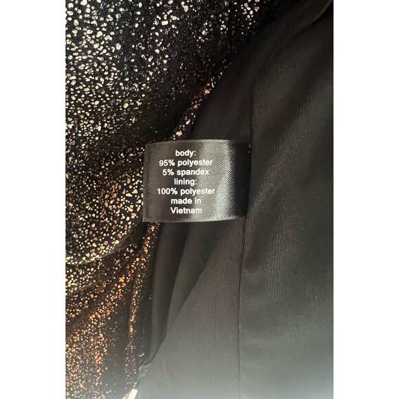 Lane Bryant Gold Glitter Cocktail Party Dress - size 20 - OD - Picture 7 of 9